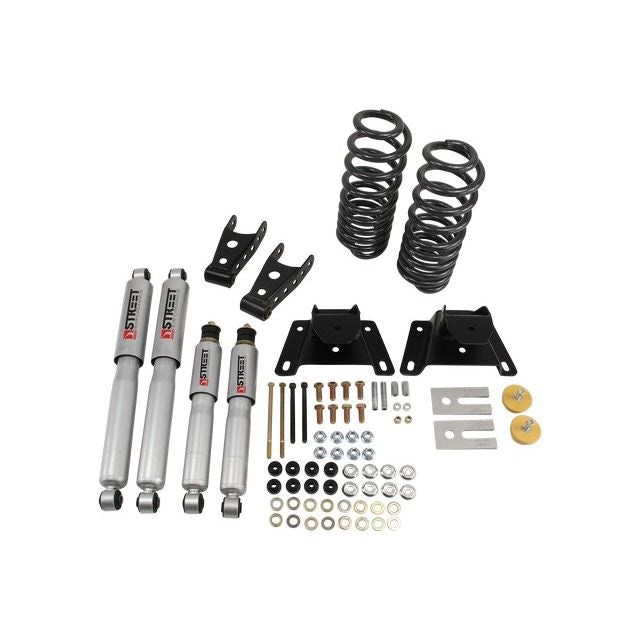 BELLTECH 924SP LOWERING KITS Front And Rear Complete Kit W/ Street Performance Shocks 1987-1996 Ford F150 (Std Cab) 2 in. F/4 in. R drop W/ Street Performance Shocks