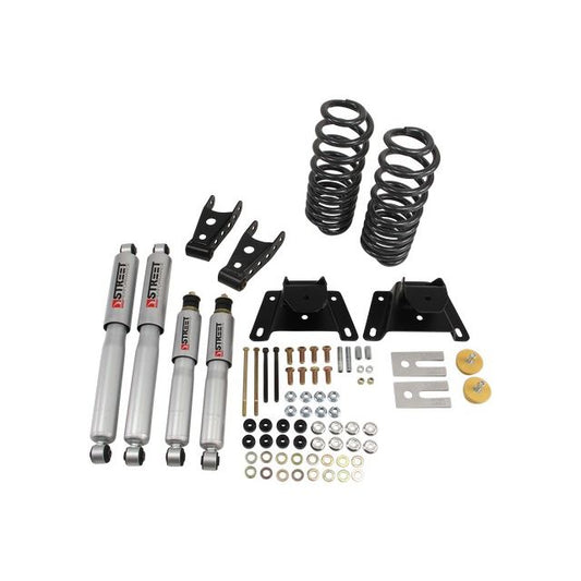 BELLTECH 924SP LOWERING KITS Front And Rear Complete Kit W/ Street Performance Shocks 1987-1996 Ford F150 (Std Cab) 2 in. F/4 in. R drop W/ Street Performance Shocks