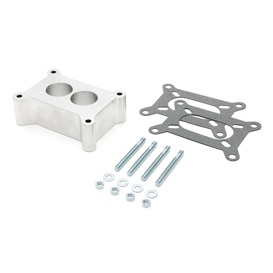 TRANS-DAPT PERFORMANCE PRODUCTS 2 IN. HOLLEY 2BBL-PORTED; BILLET ALUMINUM CARBURETOR SPACER 2541