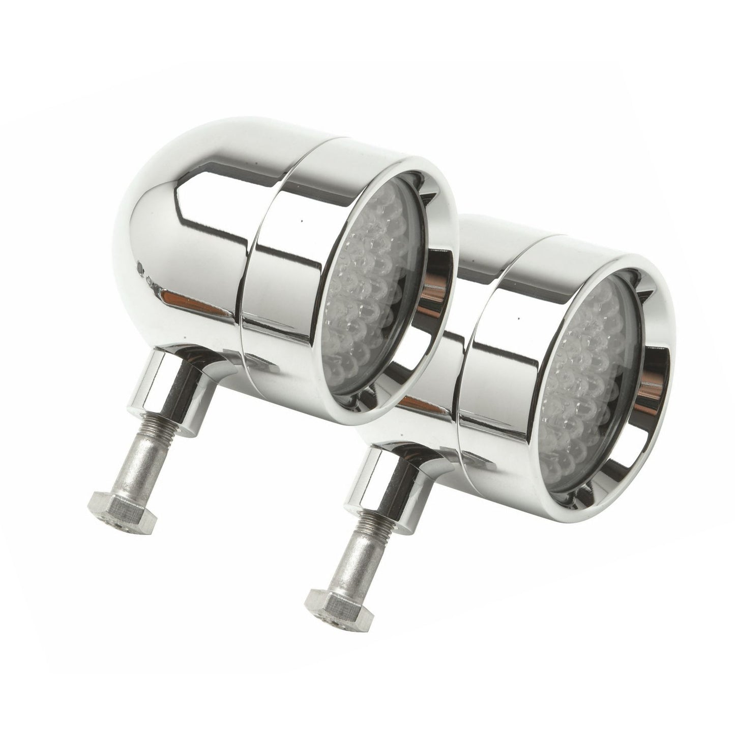 Lazer Star Lights AMBER LED SHORTY POLISHED RIGID MOUNT LSK4101A-R