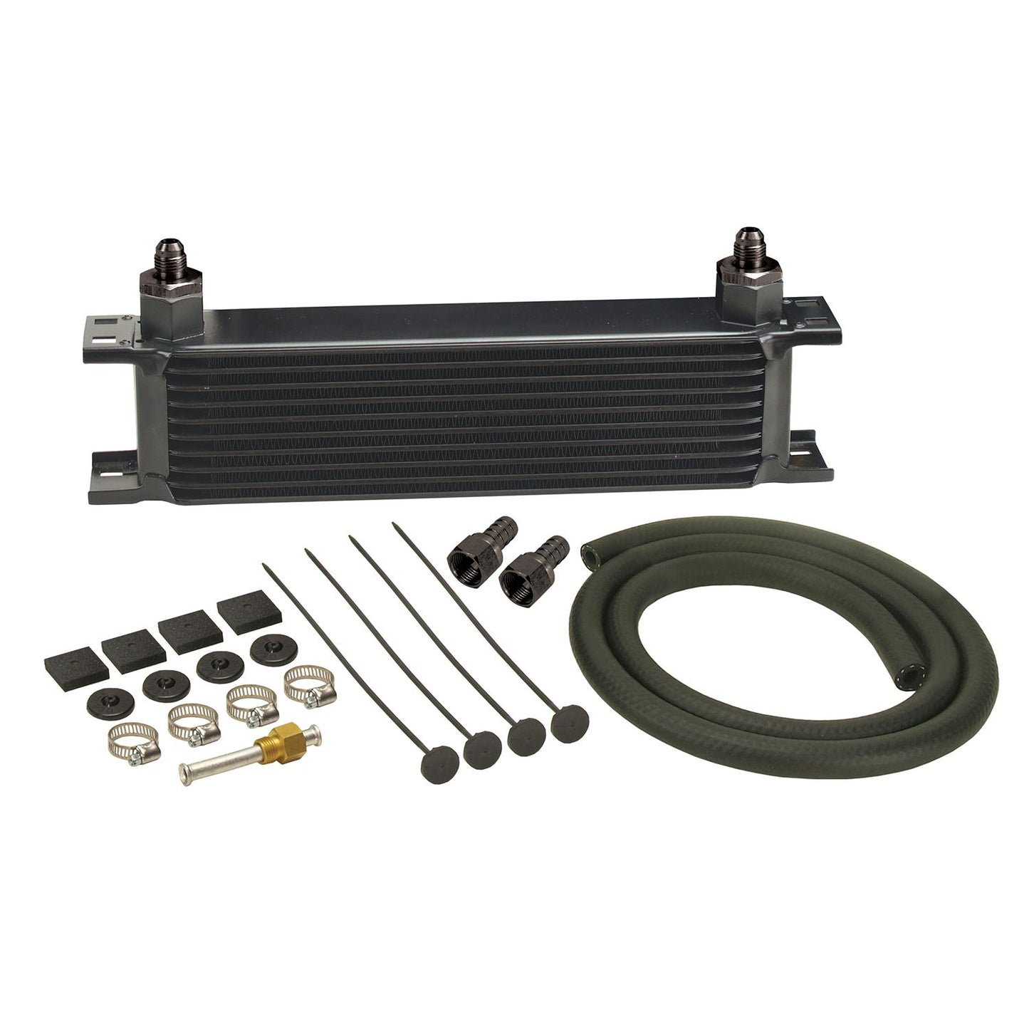 Derale 10 Row Series 10000 Stack Plate Transmission Cooler Kit, -6AN 13401