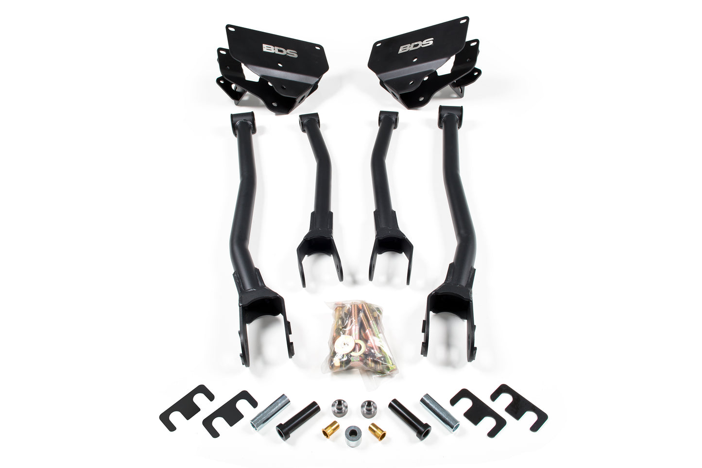 BDS SUSPENSION 4-Link Conversion Bracket Kit - Ram 2500 (14-18) And 3500 (13-18) 4WD BDS122404