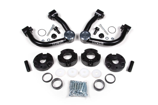 BDS SUSPENSION 3 Inch Lift Kit - Ford Bronco (21-23) 2 Door - With Sasquatch Package BDS023301