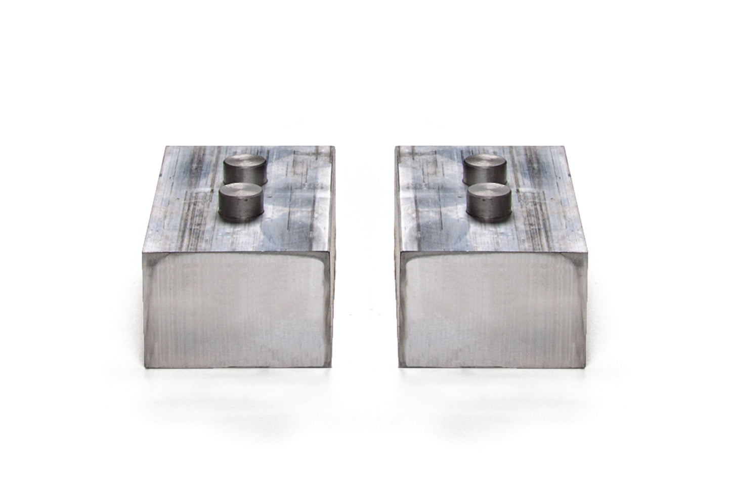 BDS SUSPENSION Rear Lift Blocks - Dual Pin - Aluminum - 2 Inch Lift - Ford F150 (04-) BDS069216