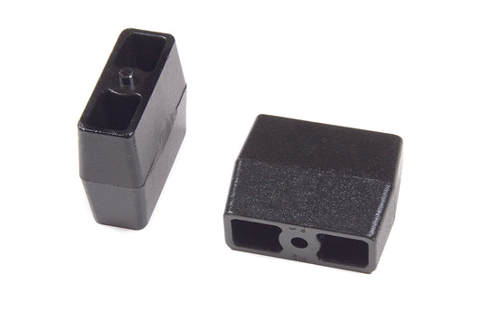 BDS SUSPENSION Rear Lift Blocks - 3/4 In Pin - Cast Iron - 5 Inch Lift - Universal Fitment BDS069506