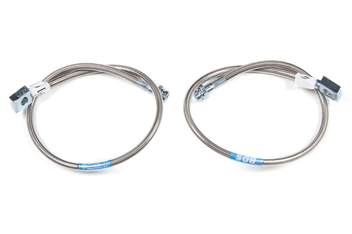 BDS SUSPENSION Rear Brake Line - Stainless Steel - Fits 3-6.5 Inch Lift - Jeep Wrangler TJ (97-06) BDS104009