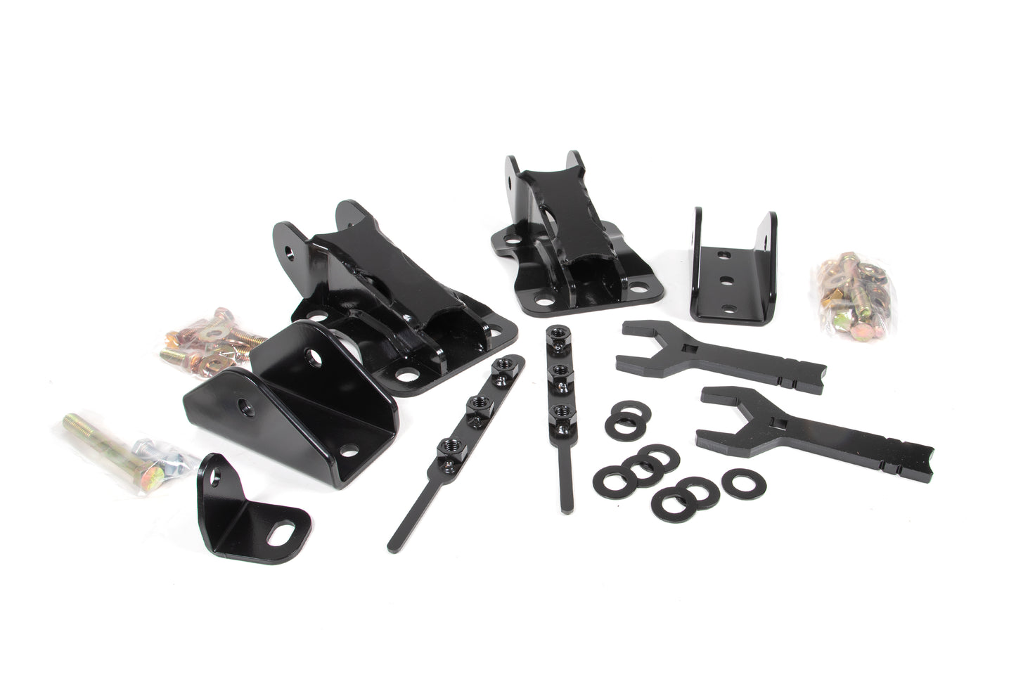 BDS SUSPENSION Recoil Traction Bar Mounting Kit - Ford F350 Super Duty (17-24) 4WD - 4.5 Inch Axle BDS123426