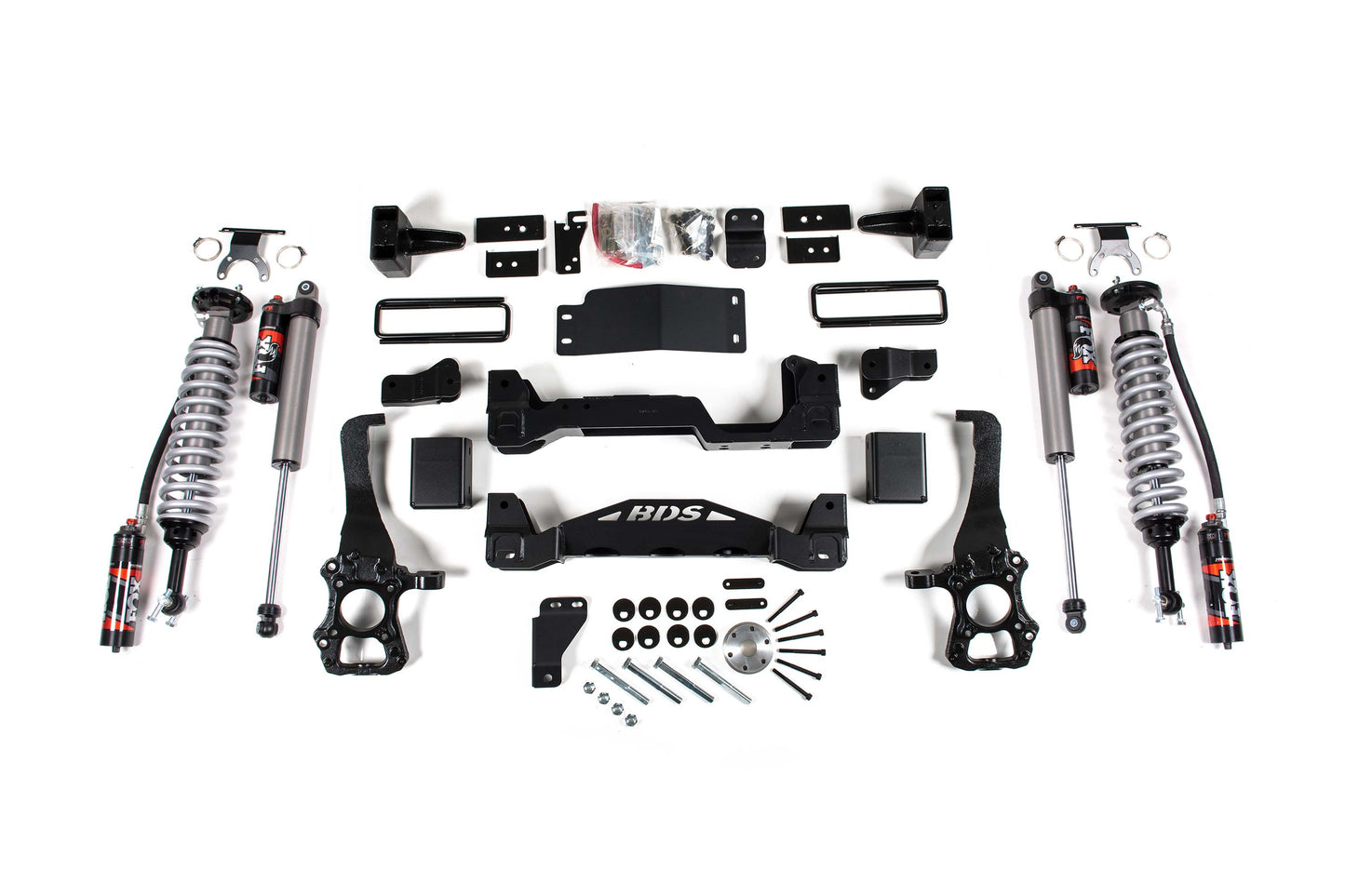 BDS SUSPENSION 4 Inch Lift Kit - FOX 2.5 Performance Elite Coil-Over - Ford F150 (15-20) 4WD BDS1590FPE