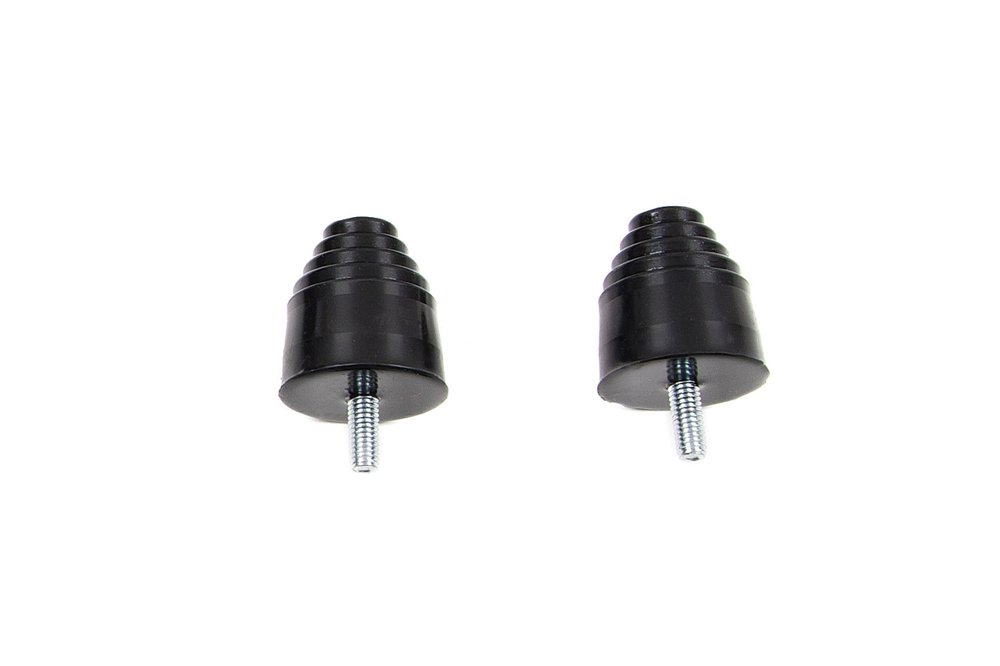 BDS SUSPENSION Pyramid Bump Stops - Pair - Black BDS170001