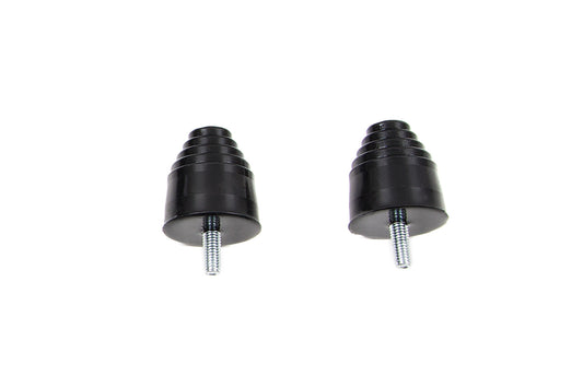 BDS SUSPENSION Pyramid Bump Stops - Pair - Black BDS170001