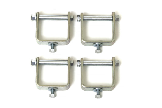 BDS SUSPENSION Spring Clamps - Bolt Style - 2.5 Inch Wide - 4 Pack BDS228010