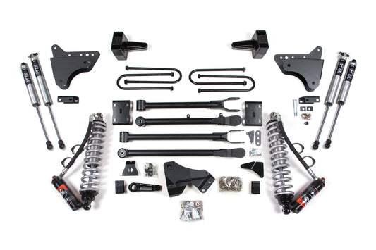 BDS SUSPENSION 4 Inch Lift Kit W/ 4-Link - FOX 2.5 Performance Elite Coil-Over Conversion - Ford F250/F350 Super Duty (11-16) 4WD - Diesel BDS590FPE