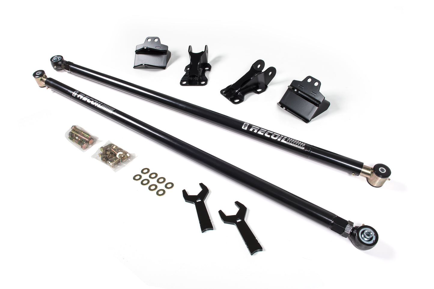 BDS SUSPENSION Recoil Traction Bar Kit - Chevy Silverado And GMC Sierra 2500 / 3500 HD (20-24) Long Bed BDS2314
