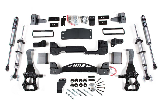BDS SUSPENSION 4 Inch Lift Kit - FOX 2.0 IFP Strut - Ford F150 (15-20) 4WD BDS1533FSR