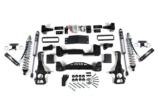 BDS SUSPENSION 6 Inch Lift Kit - FOX 2.5 Coil-Over - Ford F150 (2014) 4WD BDS1503FDSC