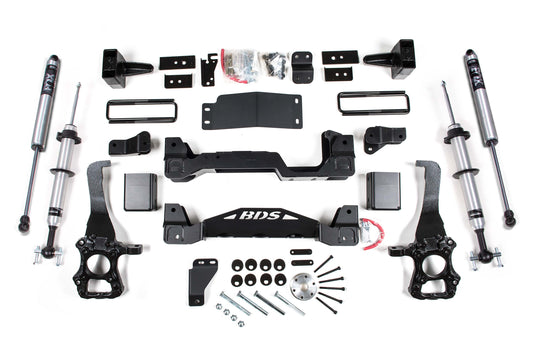 BDS SUSPENSION 6 Inch Lift Kit - FOX 2.0 IFP Strut - Ford F150 (15-20) 4WD BDS1532FSR