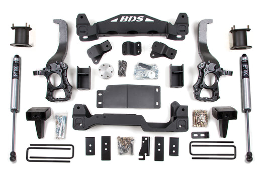 BDS SUSPENSION 6 Inch Lift Kit - Ford F150 (2014) 4WD BDS1503FS