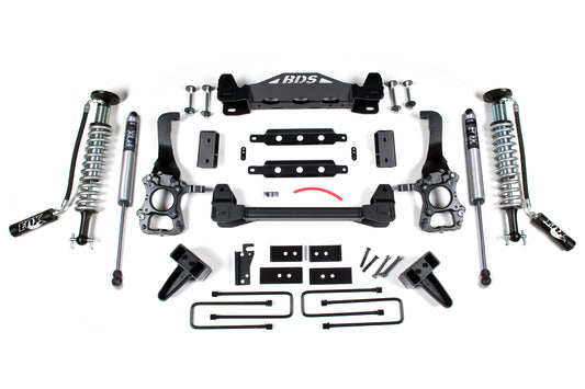 BDS SUSPENSION 6 Inch Lift Kit - FOX 2.5 Coil-Overs - Ford F150 (2014) 2WD BDS1505F