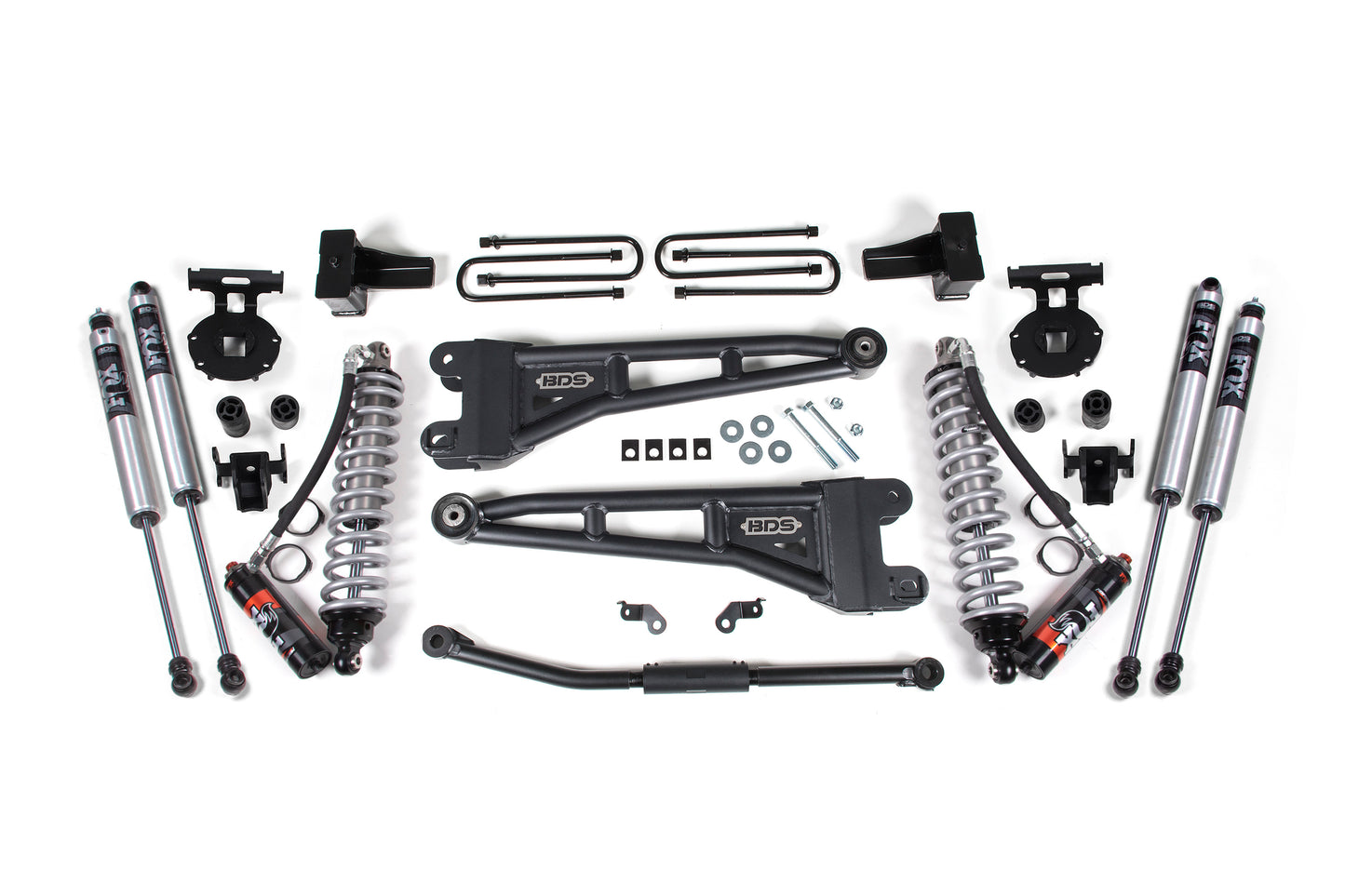 BDS SUSPENSION 2.5 Inch Lift Kit W/ Radius Arm - FOX 2.5 Performance Elite Coil-Over Conversion - Ford F250/F350 Super Duty (11-16) 4WD - Diesel BDS1509FPE