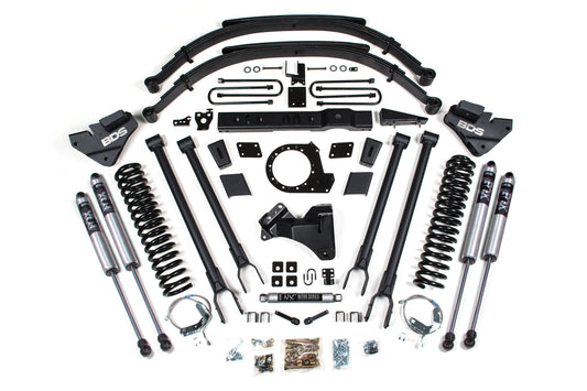 BDS SUSPENSION 8 Inch Lift Kit - 4-Link Conversion - Ford F250/F350 Super Duty (17-19) 4WD - Diesel BDS1541FS