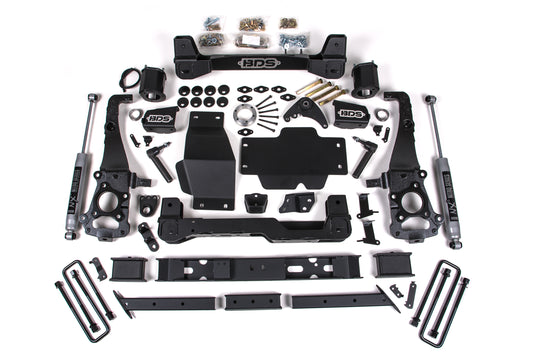 BDS SUSPENSION 6 Inch Lift Kit - Ford Ranger (19-23) 4WD BDS1907H