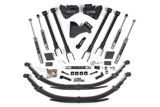 BDS SUSPENSION 5 Inch Lift Kit W/ 4-Link - Ford F250/F350 Super Duty (20-22) 4WD - Gas BDS1570H