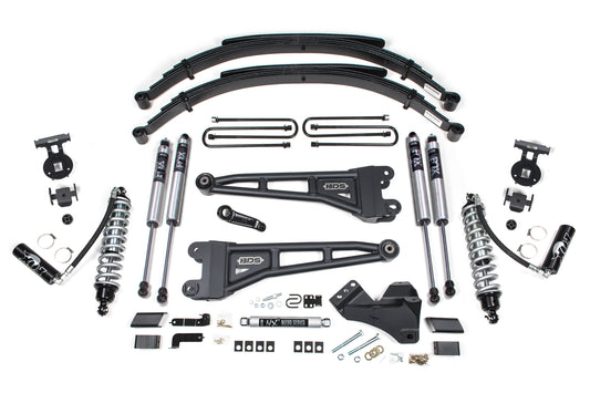 BDS SUSPENSION 4 Inch Lift Kit W/ Radius Arm - FOX 2.5 Coil-Over Conversion - Ford F250/F350 Super Duty (17-19) 4WD - Diesel BDS1557F