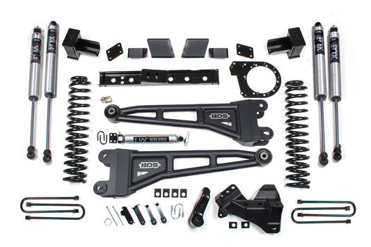 BDS SUSPENSION 7 Inch Lift Kit W/ Radius Arm - Ford F250/F350 Super Duty (20-22) 4WD - Diesel BDS1561FS