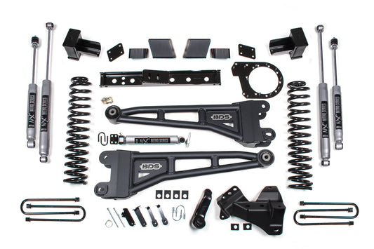 BDS SUSPENSION 7 Inch Lift Kit W/ Radius Arm - Ford F350 Super Duty DRW (20-22) 4WD - Diesel BDS1573H