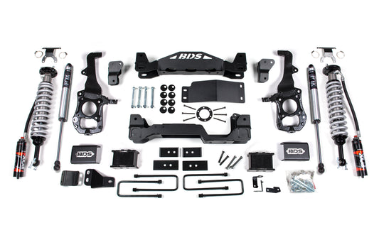 BDS SUSPENSION 6 Inch Lift Kit - FOX 2.5 Performance Elite Coil-Over - Ford F150 (21-24) 4WD BDS1579FPE