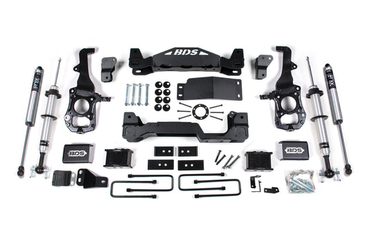 BDS SUSPENSION 6 Inch Lift Kit - FOX 2.0 Strut - Ford F150 (21-24) 4WD BDS1579FSR