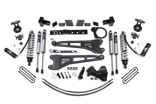 BDS SUSPENSION 6 Inch Lift Kit W/ Radius Arm - FOX 2.5 Coil-Over Conversion - Ford F250/F350 Super Duty (17-19) 4WD - Diesel BDS1580F