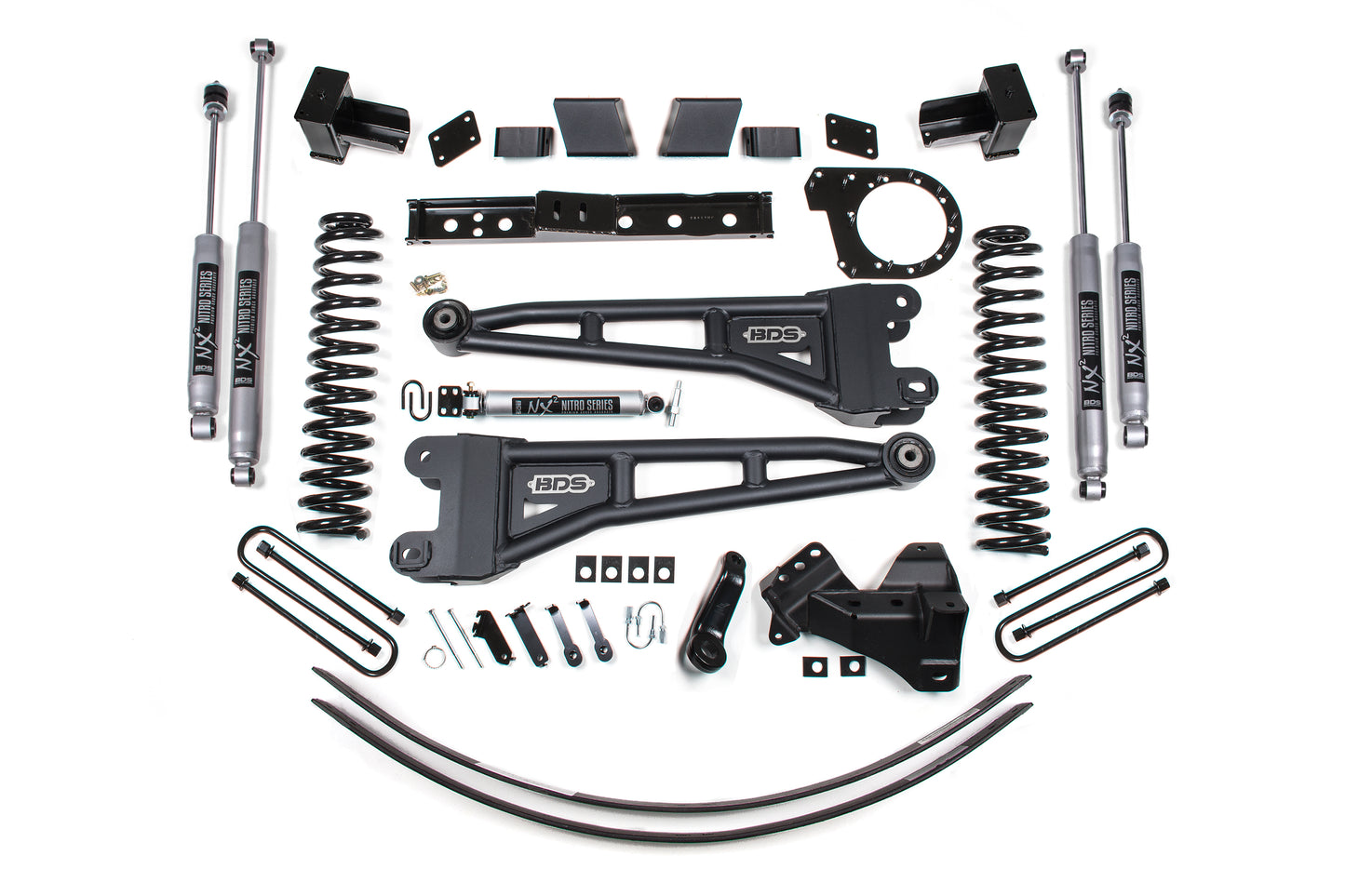 BDS SUSPENSION 6 Inch Lift Kit W/ Radius Arm - Ford F250/F350 Super Duty (17-19) 4WD - Diesel BDS1580H