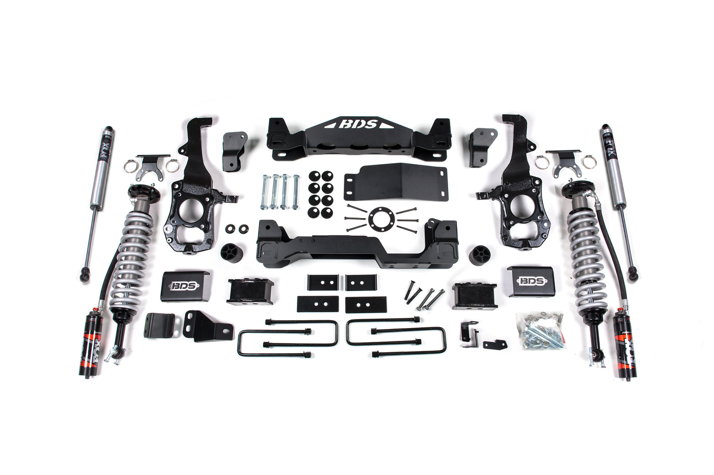 BDS SUSPENSION 4 Inch Lift Kit - FOX 2.5 Performance Elite Coil-Over - Ford F150 (21-24) 4WD BDS1583FPE