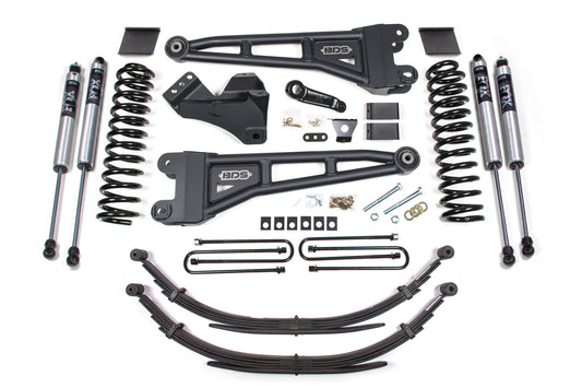 BDS SUSPENSION 6 Inch Lift Kit W/ Radius Arm - Ford F250/F350 Super Duty (11-16) 4WD - Gas BDS1594FS