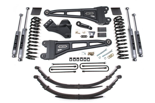 BDS SUSPENSION 6 Inch Lift Kit W/ Radius Arm - Ford F250/F350 Super Duty (11-16) 4WD - Diesel BDS1592H