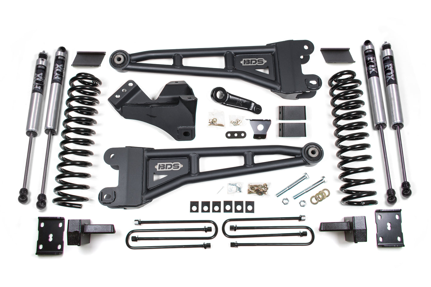 BDS SUSPENSION 4 Inch Lift Kit W/ Radius Arm - Ford F250/F350 Super Duty (11-16) 4WD - Diesel BDS1596FS