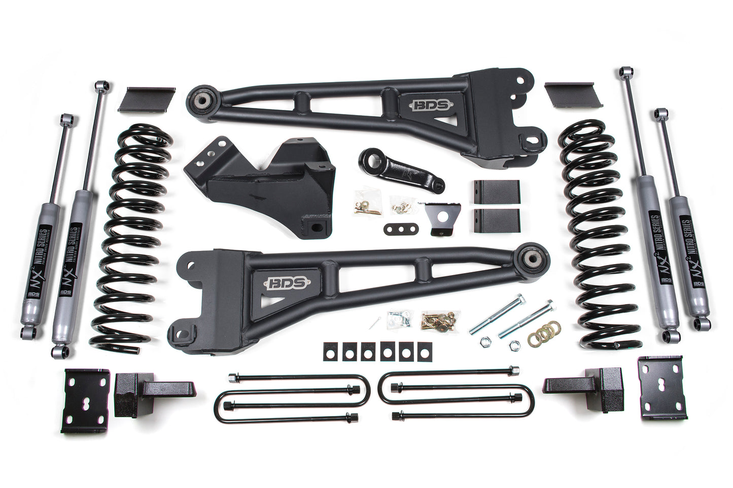 BDS SUSPENSION 4 Inch Lift Kit W/ Radius Arm - Ford F250/F350 Super Duty (11-16) 4WD - Diesel BDS1596H