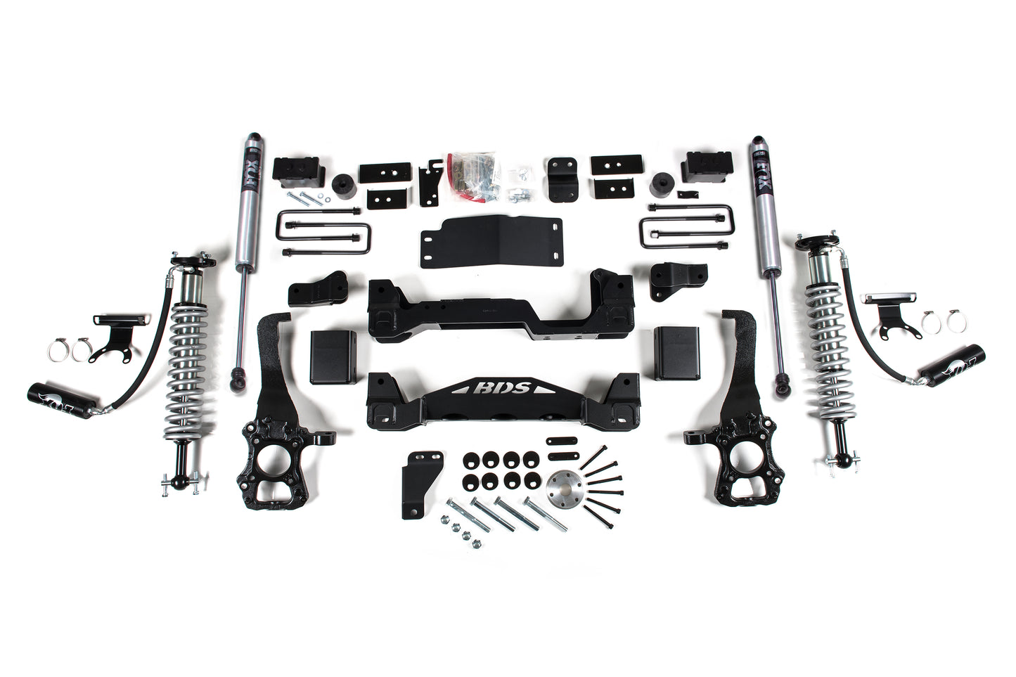 BDS SUSPENSION 4 Inch Lift Kit - FOX 2.5 Coil-Over - Ford F150 (15-20) 4WD BDS1908F
