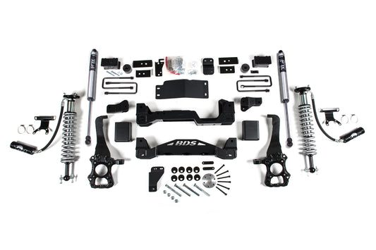 BDS SUSPENSION 4 Inch Lift Kit - FOX 2.5 Coil-Over - Ford F150 (15-20) 4WD BDS1908F