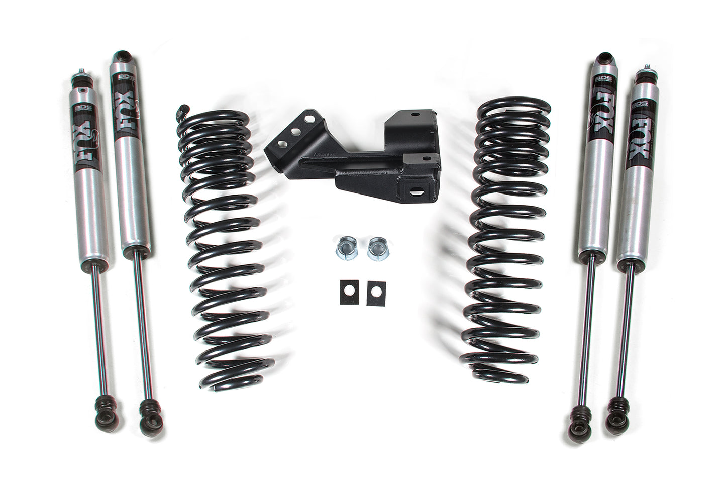 BDS SUSPENSION 1-2 Inch Leveling Kit - Performance Spring - Ford F250/F350 Super Duty (1" Lift: 17-19) - (2" Lift: 20-24) - 4WD - Diesel & Gas BDS1910FS