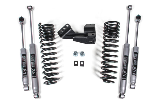 BDS SUSPENSION 1-2 Inch Leveling Kit - Performance Spring - Ford F250/F350 Super Duty (1" Lift: 17-19) - (2" Lift: 20-24) - 4WD - Diesel & Gas BDS1910H