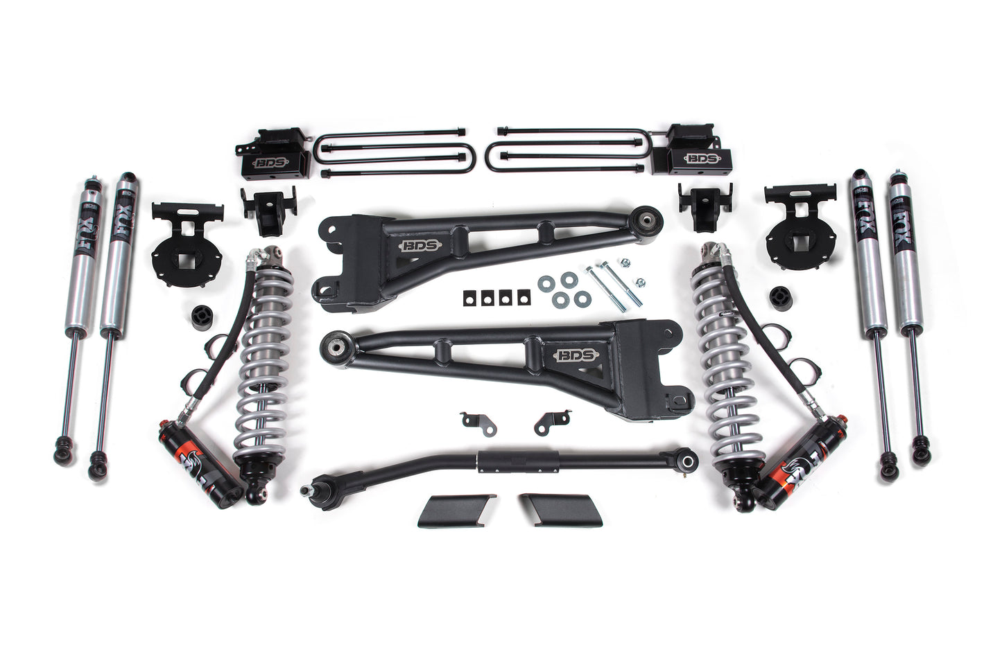 BDS SUSPENSION 2.5 Inch Lift Kit W/ Radius Arm - FOX 2.5 Performance Elite Coil-Over Conversion - Ford F450 Super Duty (20-22) 4WD BDS1915FPE