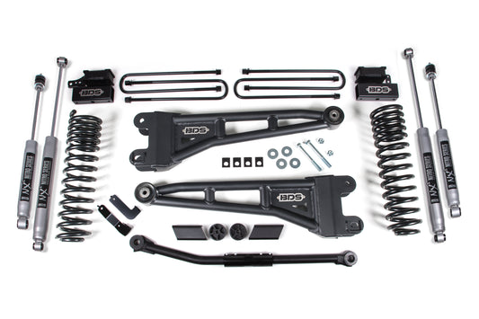 BDS SUSPENSION 2.5 Inch Lift Kit W/ Radius Arm - Ford F450 Super Duty (20-22) 4WD - Diesel & Gas BDS1915H