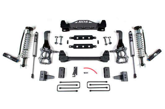 BDS SUSPENSION 6 Inch Lift Kit - FOX 2.5 Coil-Over - Ford F150 (15-20) 2WD BDS1918FDSC