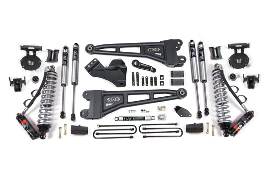 BDS SUSPENSION 4 Inch Lift Kit W/ Radius Arm - FOX 2.5 Performance Elite Coil-Over Conversion - Ford F250/F350 Super Duty (05-07) 4WD - Diesel BDS1932FPE