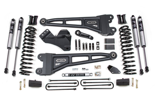 BDS SUSPENSION 4 Inch Lift Kit W/ Radius Arm - Ford F250/F350 Super Duty (08-10) 4WD - Diesel BDS1937FS