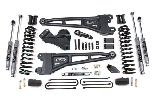 BDS SUSPENSION 4 Inch Lift Kit W/ Radius Arm - Ford F250/F350 Super Duty (08-10) 4WD - Diesel BDS1938H