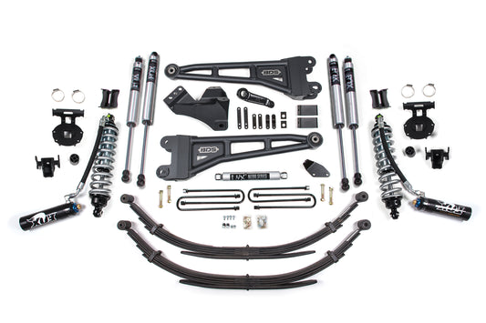 BDS SUSPENSION 4 Inch Lift Kit W/ Radius Arm - FOX 2.5 Coil-Over Conversion - Ford F250/F350 Super Duty (08-10) 4WD - Diesel BDS1939FDSC