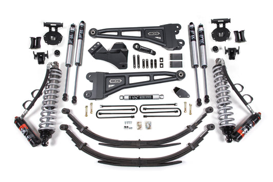 BDS SUSPENSION 4 Inch Lift Kit W/ Radius Arm - FOX 2.5 Performance Elite Coil-Over Conversion - Ford F250/F350 Super Duty (05-07) 4WD - Diesel BDS1933FPE